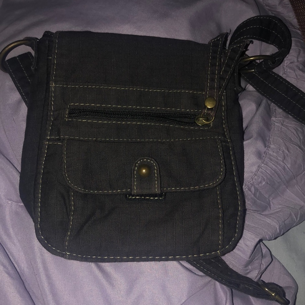 Denim crossbody bag